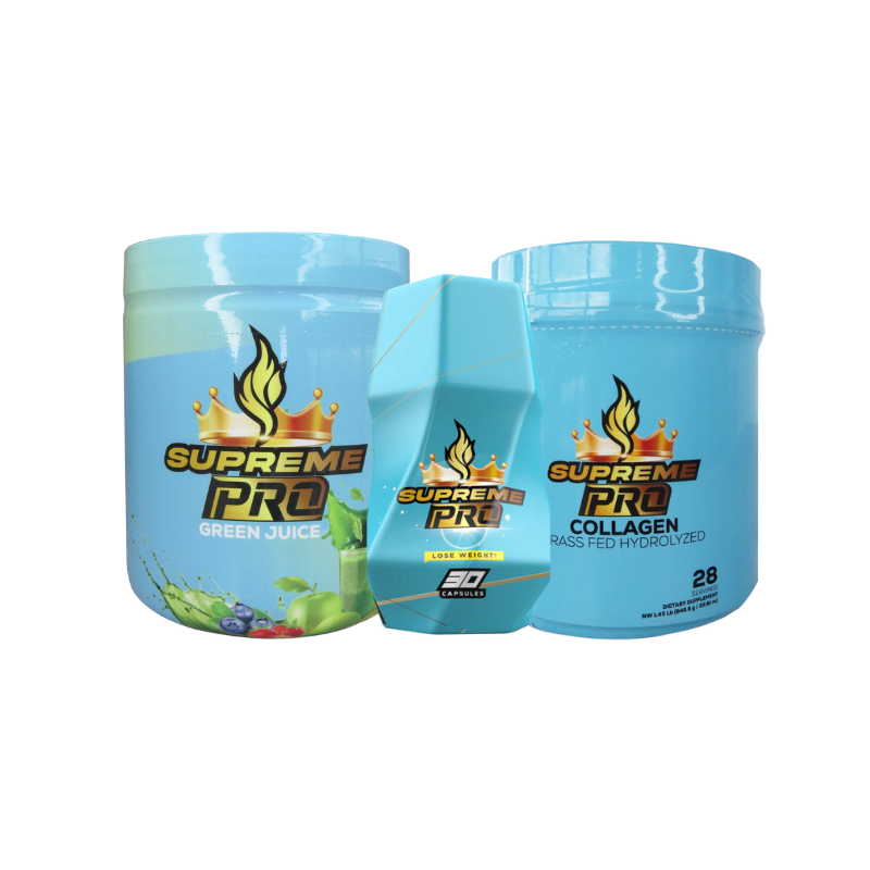 SUPREME PRO + COLAGENO + JUGO VERDE